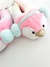 Pantuflas pingüino rosa