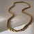 Collar entrelazado acero inoxidable
