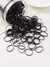 botecito liguitas negras de cabello (1000 piezas)