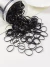 botecito liguitas negras de cabello (1000 piezas)