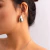Aretes gota acero inoxidable - comprar en línea