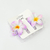 Par mini pinza flor verano colores - Yas Store