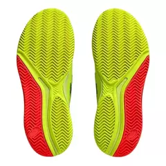 Tenis Asics Gel Resolution 9 Clay Dama Fosfo/Negro - Mi Pala MX