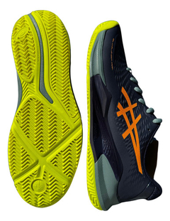 Calzado Asics Padel Gel-challenger 14 Hombre Midnight/stadium Orange en internet