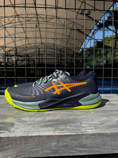 Calzado Asics Padel Gel-challenger 14 Hombre Midnight/stadium Orange - Mi Pala MX