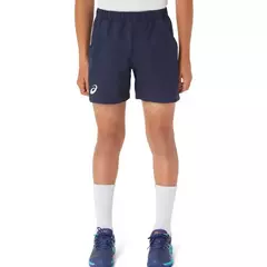 Short asics jr - azul