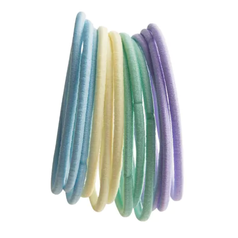 Elástico De Cabelo Sem Metal 3mm Com 12 Unidades Marco Boni