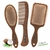 Kit 2 Escovas E 1 Pente De Cabelo Fibra De Coco Marco Boni - loja online