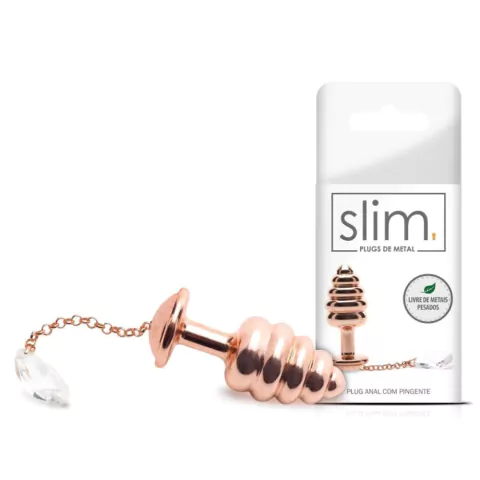 Plug Estimulador Anal Com Pingente De Pedra Sexy Fantasy