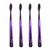 Kit 4 Escovas Dental Macia Nanoteck Cerdas Em Silicone Klin - Beleza Up