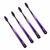 Imagem do Kit 4 Escovas Dental Macia Nanoteck Cerdas Em Silicone Klin