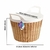 Cesto Organizador Guarda Roupa Brinquedos 30Litros Casamia - comprar online