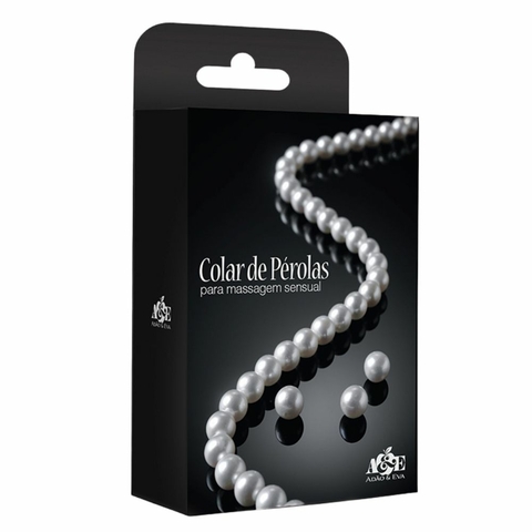 Colar De Pérolas P/ Massagem Sensual Masturbação Adão E Eva