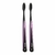 Kit 2 Escova Dental Macia Nanotech Black Cerda Silicone Klin - Beleza Up