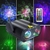 Proyector luz led y laser audioritmico dibujos efectos com control remoto