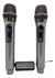 2 micrófonos duo VHF inalambricos