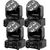 4 Cabezales Moviles Alfie Hex Rgbw+ambar