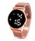 Reloj Pulsera Digital Led Metálico Con Hebilla Magnética