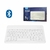 TECLADO WIRELLES INALÁMBRICO RECARGABLE BLUETOOTH SLIM PORTABLE USB TIPO C INT.CO RDK-904 BLANCO 185G