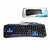 TECLADO GAMER CABLE USB MULTIMEDIA TECLAS AZULES DN-D221