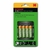 CARGADOR 4 PILAS AA/AAA USB FAST CHARGE INCLUYE 4 PILAS AA 2100 MAH PRE CARGADAS KODAK