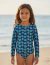 Maiô Infantil Manga Longa UV50 Agua Viva - comprar online