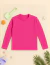 Blusa Infantil UV 50+ Manga Longa Unissex – Praia, Piscina e Esportes Rosa Neon - comprar online