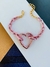 Pulseiras Maxi banhadas pulseiras azul e rosa com pingente de coração Barbie Core na internet