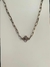 Conjunto colar e pulseira Semi Joia Verniz Italiano Prata trevo com zircônia Virginia - Dondocas