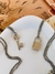 Colar de Casal Prata Semi Joia conjunto Chave e Cadeado - comprar online