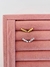 Brincos earcuff modelo coração semi joia prata 925 e ouro18k