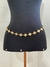 Cinto bodychain de trevo boho chic banhado a ouro e prata