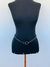 Body chain Cinto de correntes com detalhe em coração mosquetão banhado a Ródio Negro - comprar online