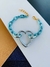 Imagem do Pulseiras Maxi banhadas pulseiras azul e rosa com pingente de coração Barbie Core