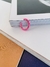 Piercing fake de orelha oval Rosa e Dourado Folheado na internet