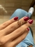 Anéis Anel duplo modelo laço lacinho com Strass Rosê