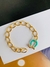 Pulseiras Semi Joia com Mosquetão ferradura fecho frontal esmaltado - Dondocas