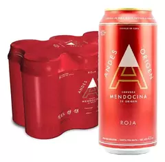 Cerveza Andes Origen Roja lata 473ml x 6 unidades