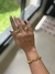 Anel Estilo Croissant Regulável Banhado a Ouro 18k ou Ródio Branco na internet