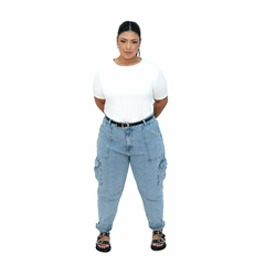 T-SHIRT MODAL GOLA REDONDA OFF WHITE na internet