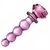 PLUG AN@L FLOWER LUXO EM VIDRO DETALHES MASSAGEADORES