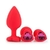 PLUG AN@L CORAÇÃO EM SILICONE PEQUENO 7 X 2,8CM VIBE TOYS - comprar online