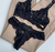 Conjunto De Lingerie Em Renda Sutiã Sem Bojo Com Aro E Calcinha Biquíni Preto – Elena