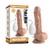 PRÓTESE REALÍSTICA 10 VIBRAÇÕES 7 MODOS DE VAI E VEM PAKE DILDO