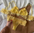 Conjunto De Lingerie Em Renda Sutiã Sem Bojo Sem Aro E Calcinha Fio Amarelo – Gabriela