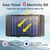 Lâmpada de parede solar Outdoor 4LED Luz Quente Impermeável Up and Down Lumino - loja online