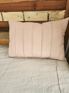 Almohada Terciopelo con Alforzas - comprar online