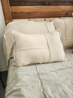 Almohadones Texturas Crudo - Concepto Cálido
