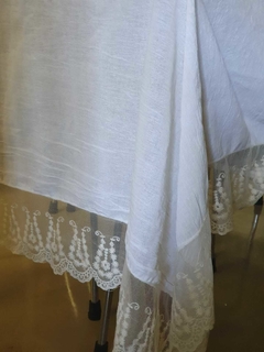 Mantel de Gasa y puntillas - comprar online