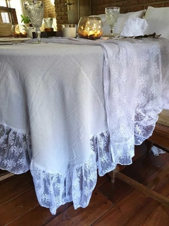 Mantel Gasa Blanca